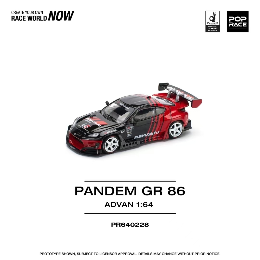 Car Care - POP Race 1:64 Pandem GR86 ZN8