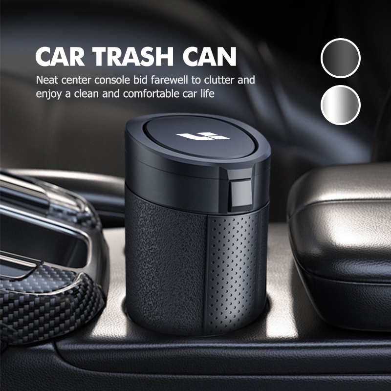 Waterproof Car Trash Can With Lid - Lixeira Automotiva Durável e Impermeável em