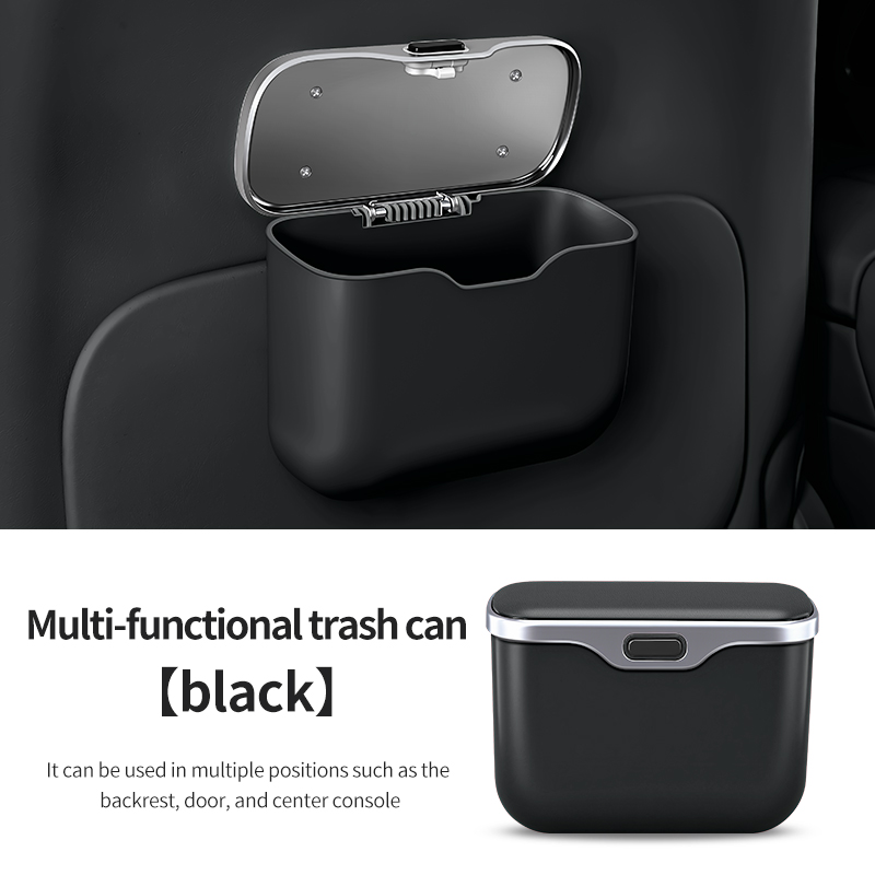 Waterproof Car Trash Can With Lid - Lixeira para carro com tampa criativa,