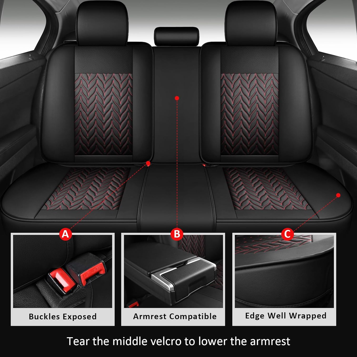 Proteção Universal para Assent - Leather Car Seat Covers Full Set Universal avaliação e preço