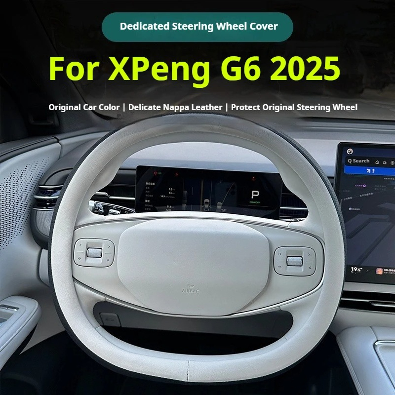 Para xpeng g6 2025 capa de vol - Car Steering Wheel Cover Anti Slip Breathable avaliação e preço