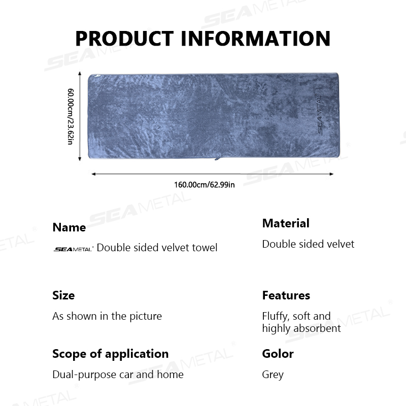 Seametal toalha de microfibra  - Microfiber Car Drying Towel Super Absorbent avaliação e preço