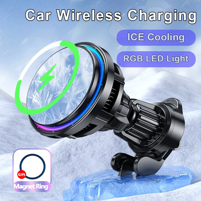 Suporte magnético para carrega - Wireless Car Charger Mount Fast Charging avaliação e preço