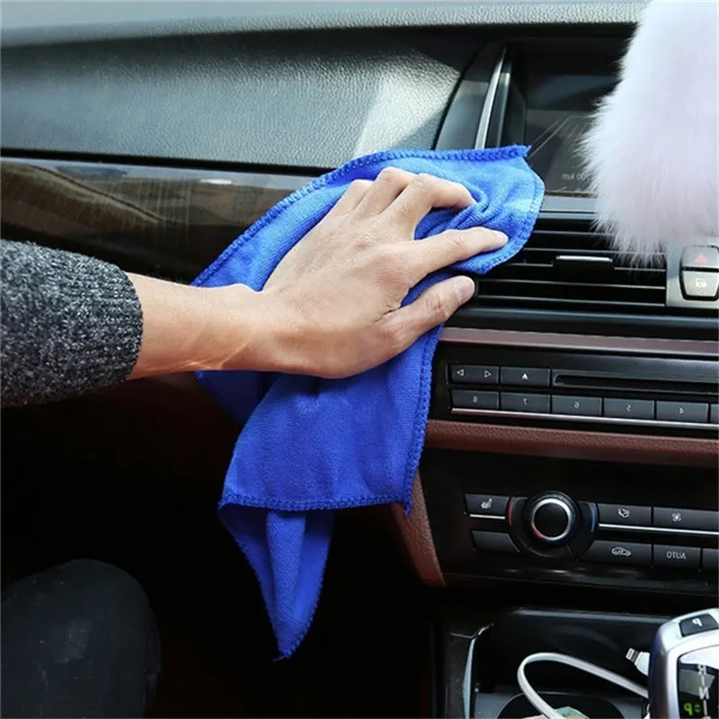 10/200 pçs toalhas de limpeza  - Microfiber Car Drying Towel Super Absorbent avaliação e preço