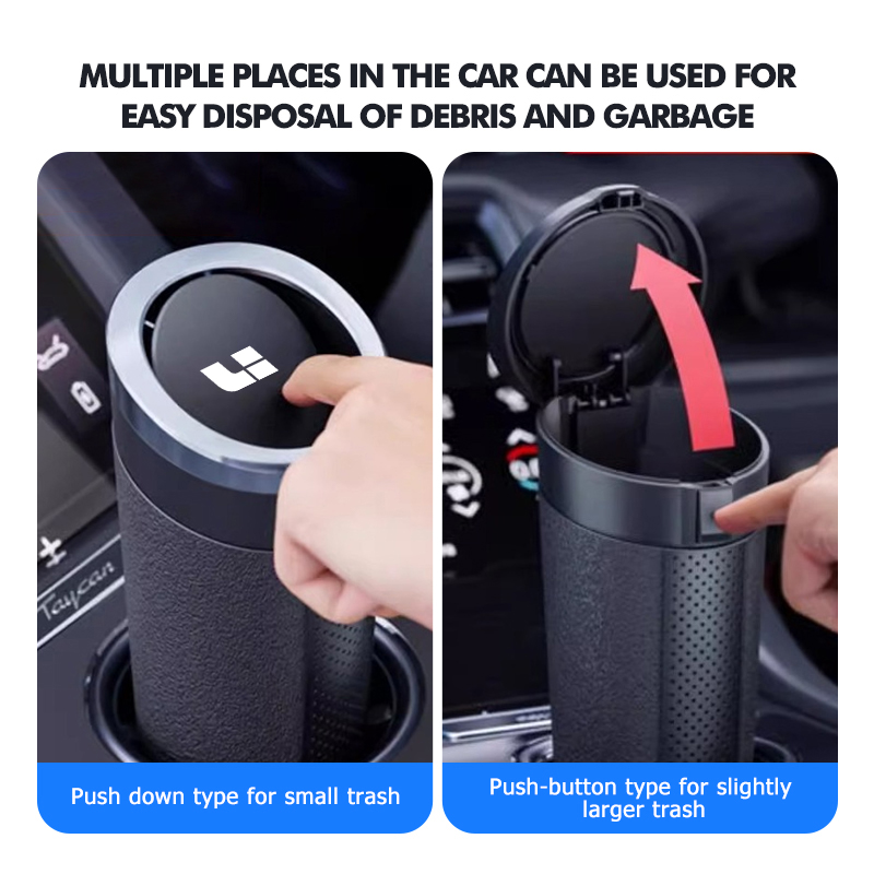 Lixeira Automotiva Durável e I - Waterproof Car Trash Can With Lid avaliação e preço