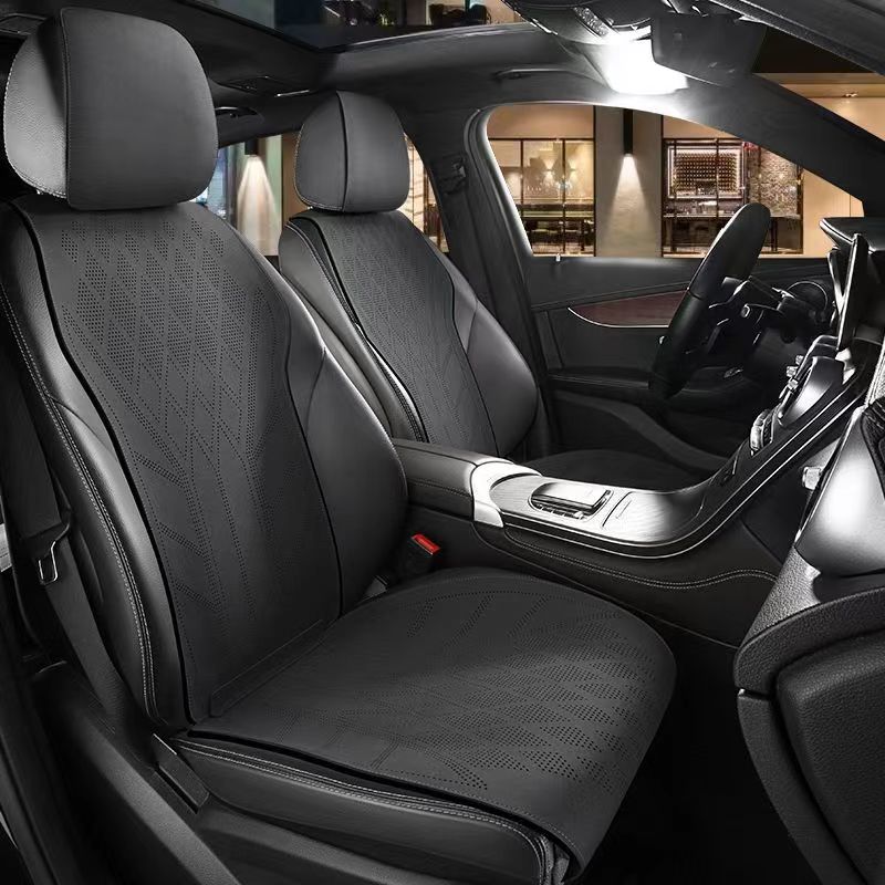 Capa de assento de carro de co - Leather Car Seat Covers Full Set Universal avaliação e preço