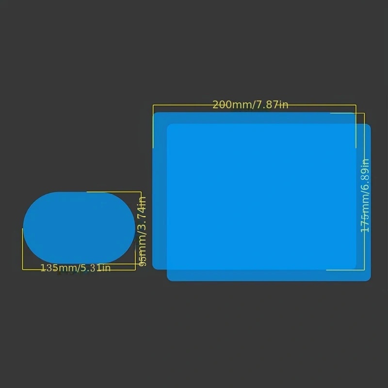 4 unidades de película proteto - Anti Glare Car Rearview Mirror Film avaliação e preço