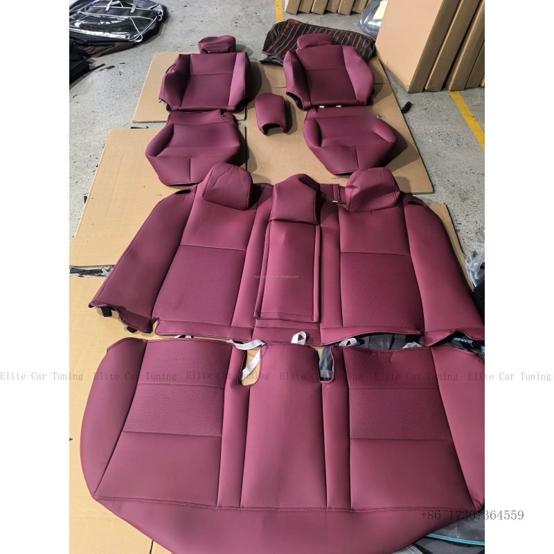 Capas de Assento de Carro de L - Leather Car Seat Covers Full Set Universal avaliação e preço