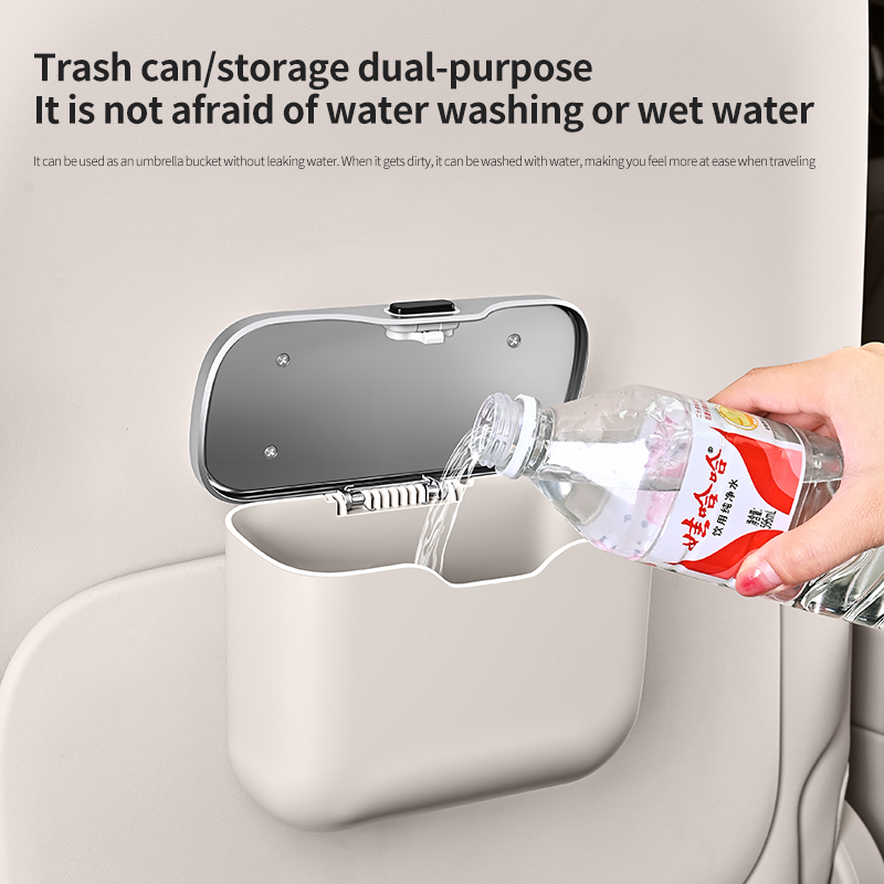 Lixeira para carro com tampa c - Waterproof Car Trash Can With Lid avaliação e preço