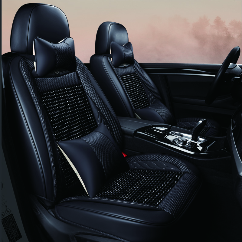 Conjunto completo de contas de - Leather Car Seat Covers Full Set Universal avaliação e preço