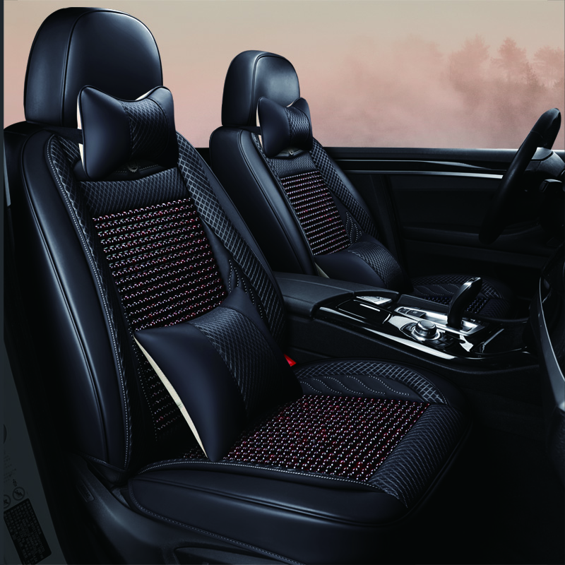 Conjunto completo de contas de - Leather Car Seat Covers Full Set Universal avaliação e preço