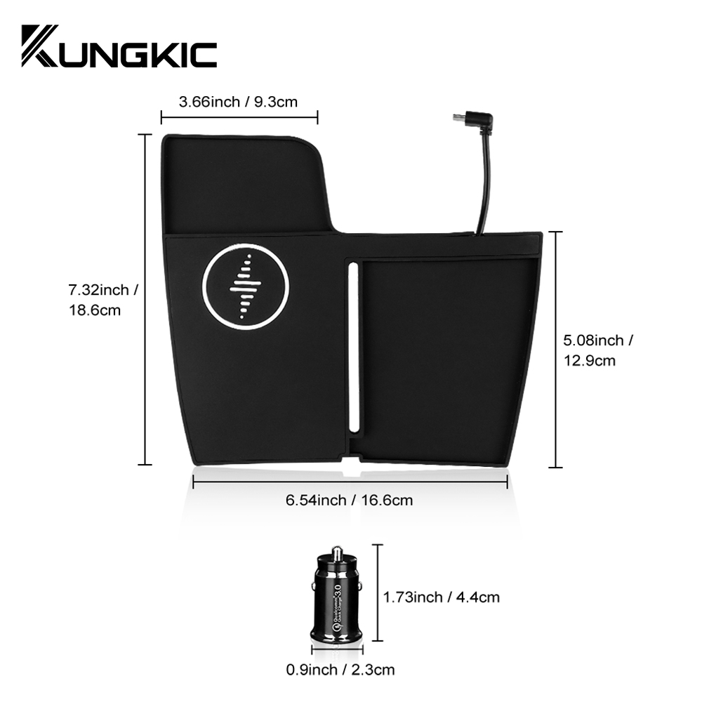 Suporte de carregamento rápido - Wireless Car Charger Mount Fast Charging avaliação e preço